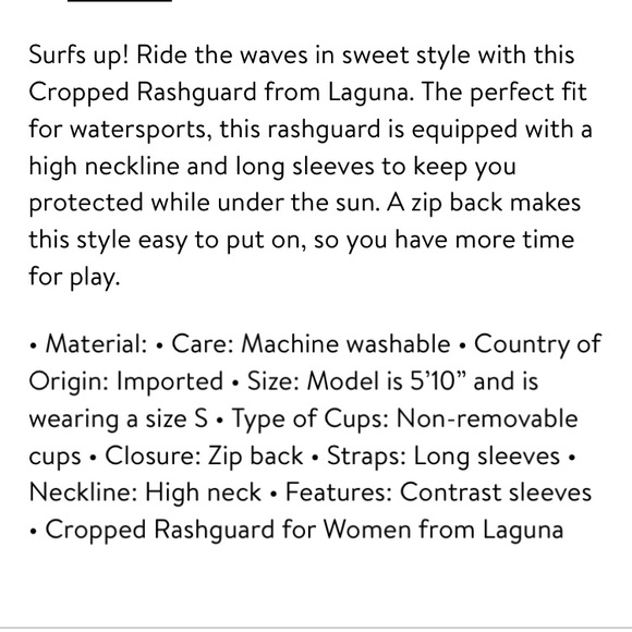 Laguna Swim Rash Guard - Picture 4 of 9